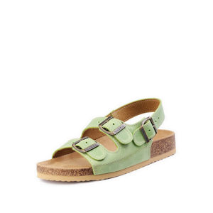 Dámské zelené sandály 008462