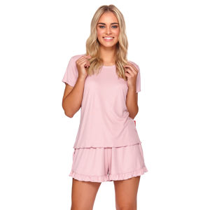 Světle růžový krátký pyžamový set PW4202