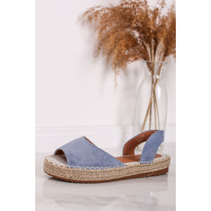 Modré semišové sandály Nataly