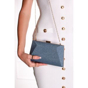 Modrá společenská clutch kabelka Ariadne