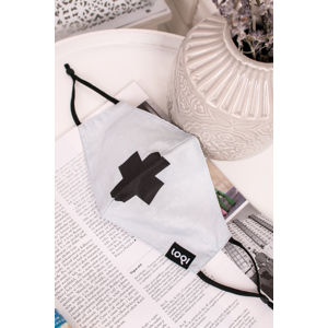 Černo-bílá ochranná rouška Kazimir Malevich Black Cross Mask