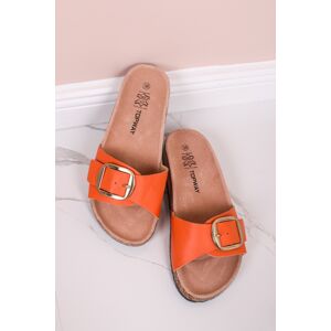 Oranžové pantofle Doris