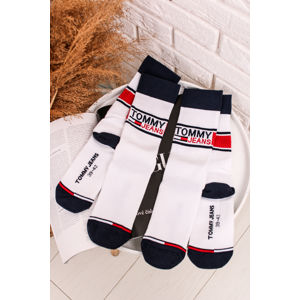 Bílé ponožky Tommy Jeans Sock - dvojbalení