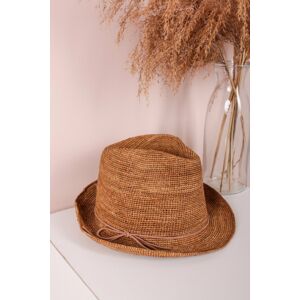 Skořicový slaměný klobouk Adria