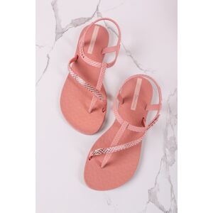 Růžové gumové sandály Class Wish II