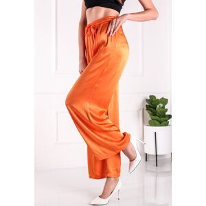 Oranžové široké kalhoty Amy