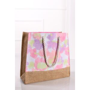 Vícebarevná květovaná plážová taška Lilly