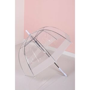 Bílo-transparentní deštník White Flow