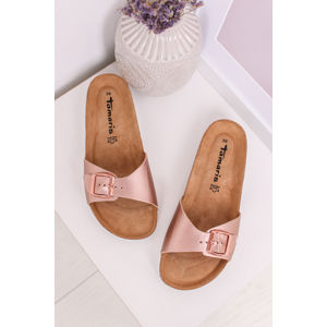 Růžovozlaté dámksé pantofle 1-27520