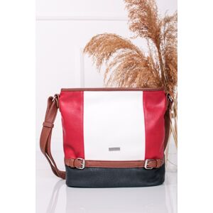 Červeno-modrá kabelka na rameno Juna Hobo Bag