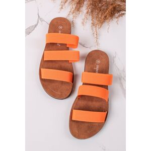 Oranžové pantofle Tinna