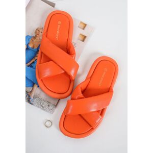 Oranžové nízké pantofle Emelie