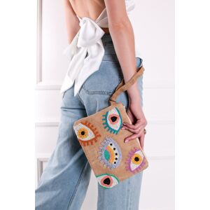 Vícebarevná vzorovaná listová kabelka Anny