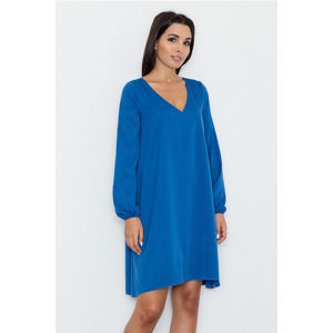 Modré šaty M566