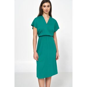 Zelené midi šaty S222