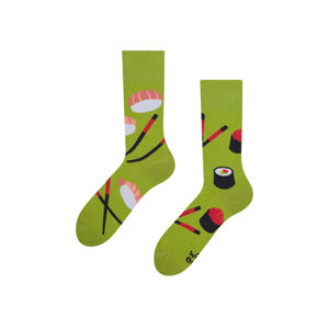 Zelené ponožky Sushi