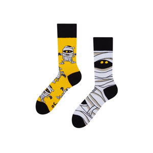 Žluto-smetanové ponožky Mummy