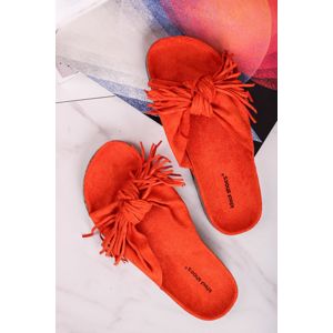 Oranžové pantofle Alie