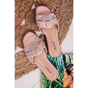 Růžové pantofle Brisse