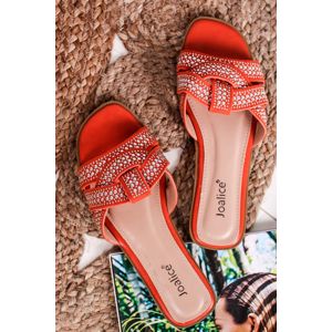 Oranžové pantofle Brisse