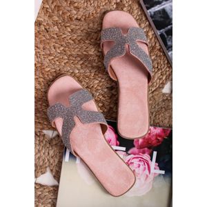 Růžové pantofle Ramya