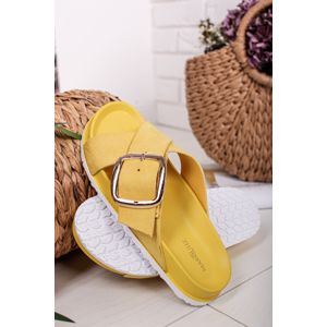 Žluté pantofle Ciara