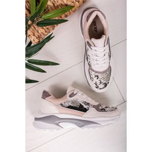 Béžovo-šedé chunky sneakers tenisky Siera