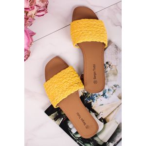 Žluté pantofle Lorene