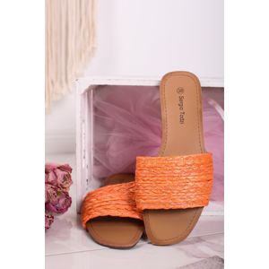 Oranžové pantofle Lorene