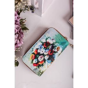 Vícebarevná peněženka Flowerly