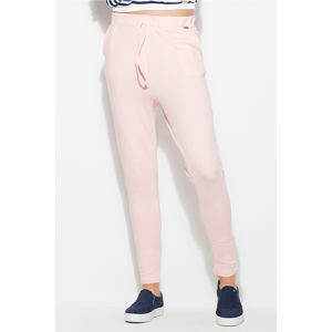 Růžové teplákové kalhoty K187