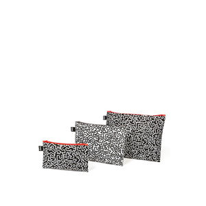 Třídílná sada kosmetických tašek Loqi Keith Haring Untitled