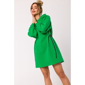 Zelené mikinové šaty M730