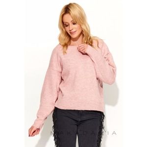 Světle růžový pulovr S58