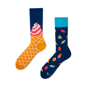 Modro-oranžové ponožky Ice Cream Dream