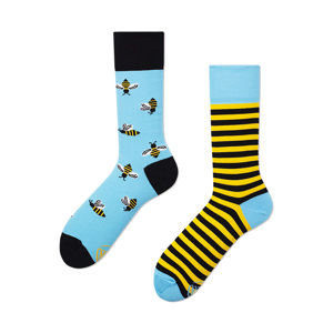 Modro-žluté ponožky Bee Bee