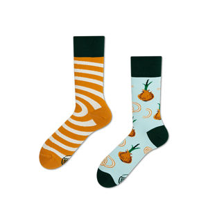 Oranžovo-modré ponožky Onion Rings