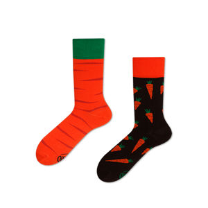 Oranžovo-černé ponožky Garden Carrot