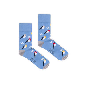 Unisex modré ponožky Spox Sox Birds