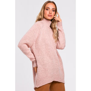 Světle růžový pulovr M468