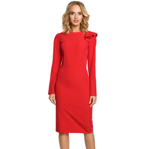 Červené šaty MOE 326