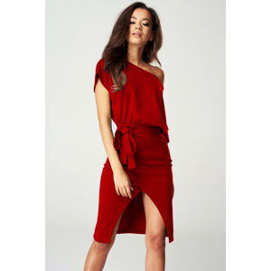 Červené šaty MQ026