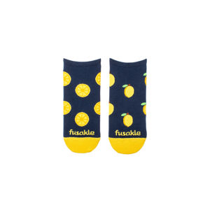 Žluto-modré kotníkové ponožky Lemons
