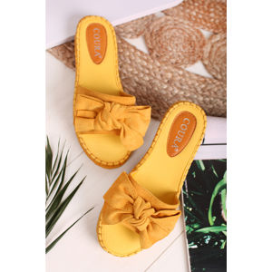 Žluté pantofle Aviere