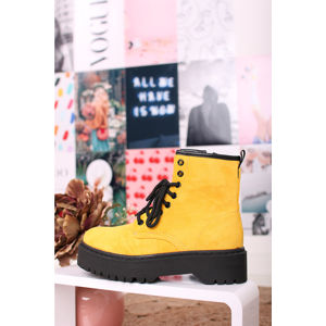 Žluté kotníkové boty Nicola