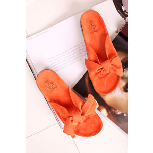 Oranžové pantofle Vivien