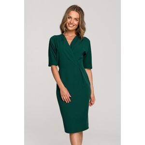 Zelené pouzdrové šaty S313