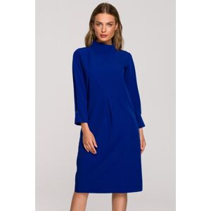 Modré voľné šaty S318