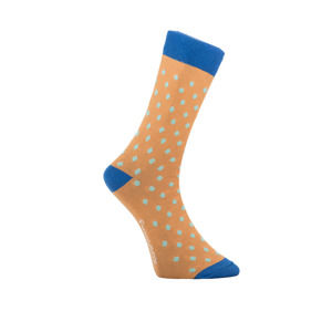 Pánské oranžovo-modré ponožky Freknur