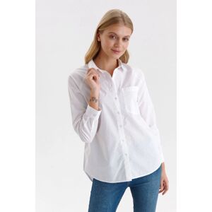 Bílá bavlněná košile SKL3421
